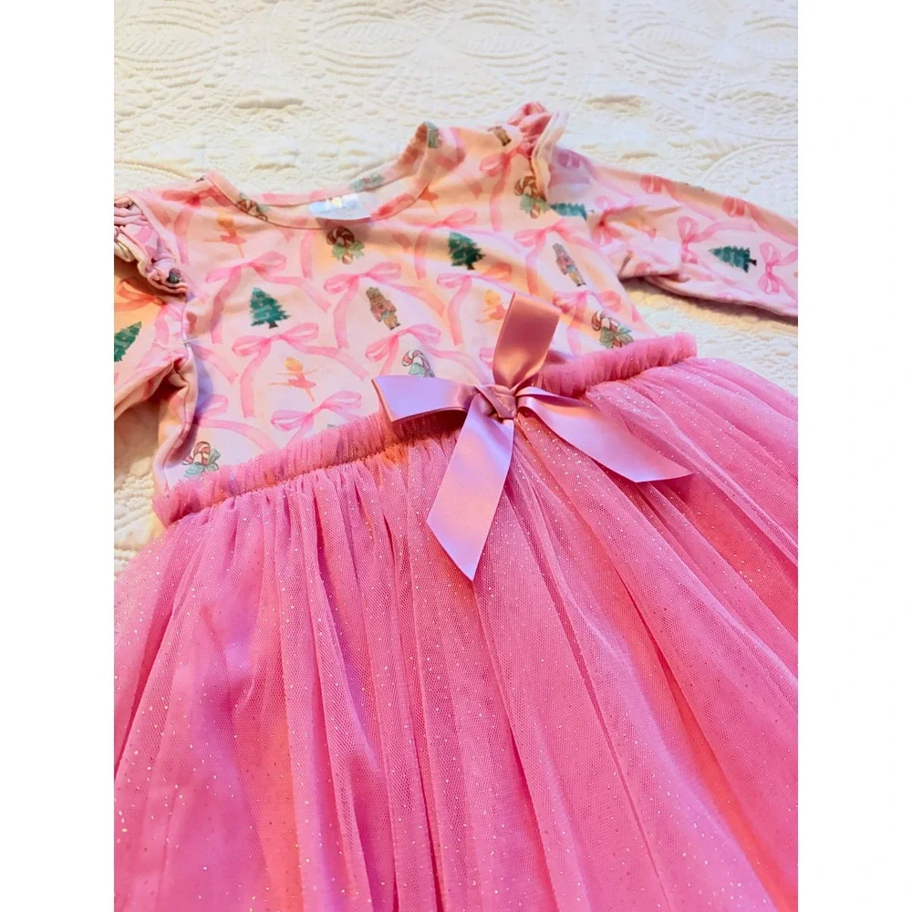 Sweet Wink Little Girl's Long Sleeve Nutcracker Trellis Tutu Tress Size 6Y